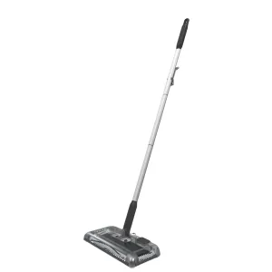 100 Minute Powered Floor Sweeper, Charcoal Grey