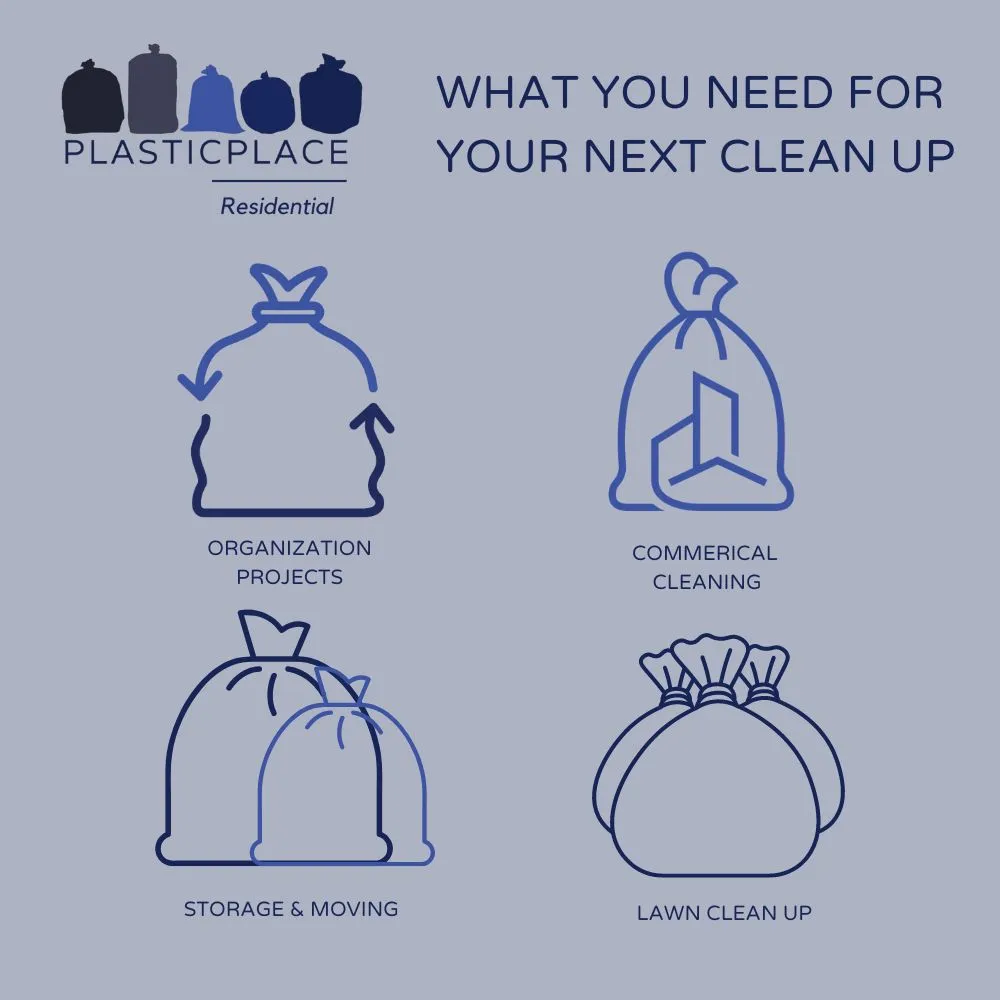 13 Gallon Drawstring Bags - 0.9 Mil - 200/Case