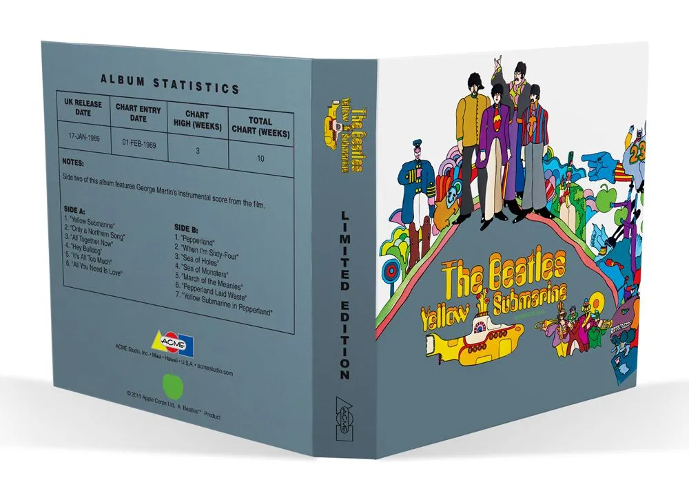ACME Beatles Yellow Submarine Rollerball Pen and Card Case Limited Edition Set