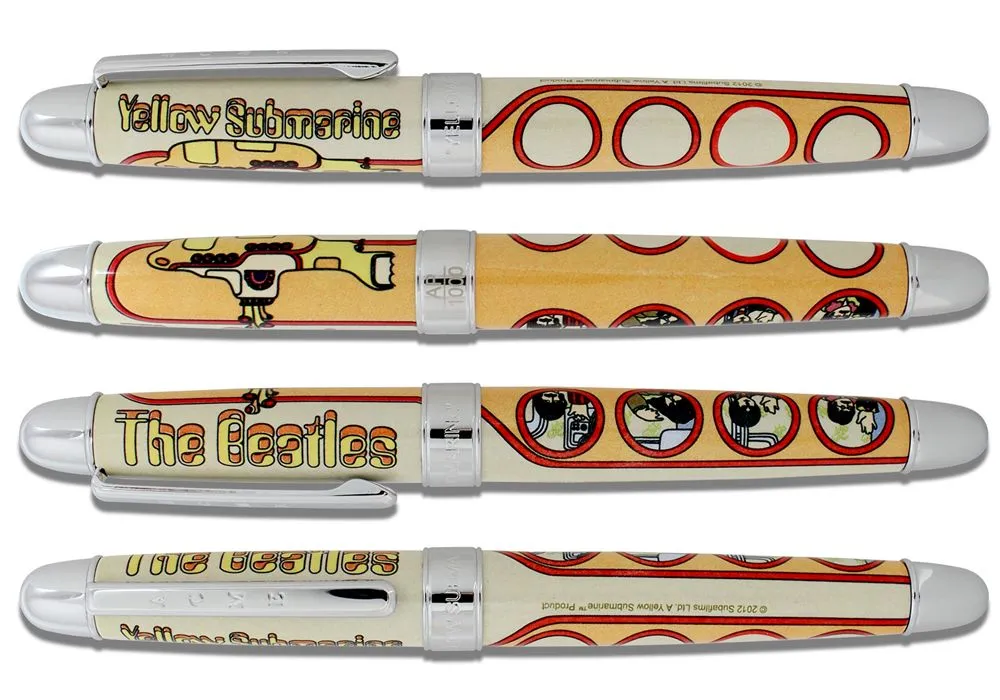 ACME Beatles Yellow Submarine Rollerball Pen and Card Case Limited Edition Set