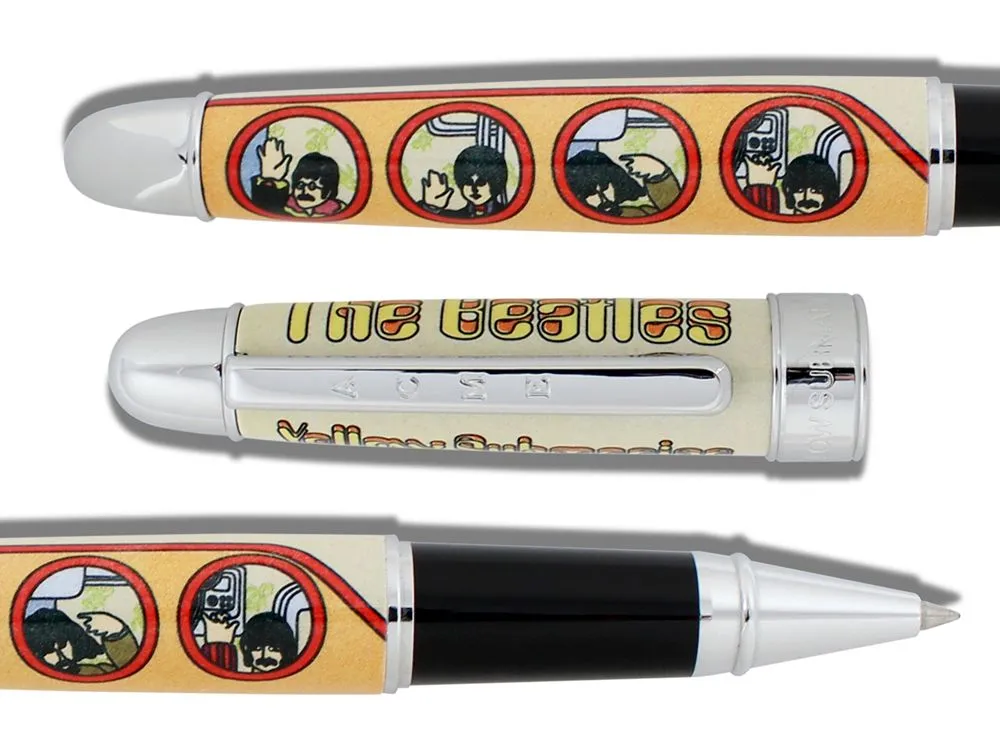 ACME Beatles Yellow Submarine Rollerball Pen and Card Case Limited Edition Set