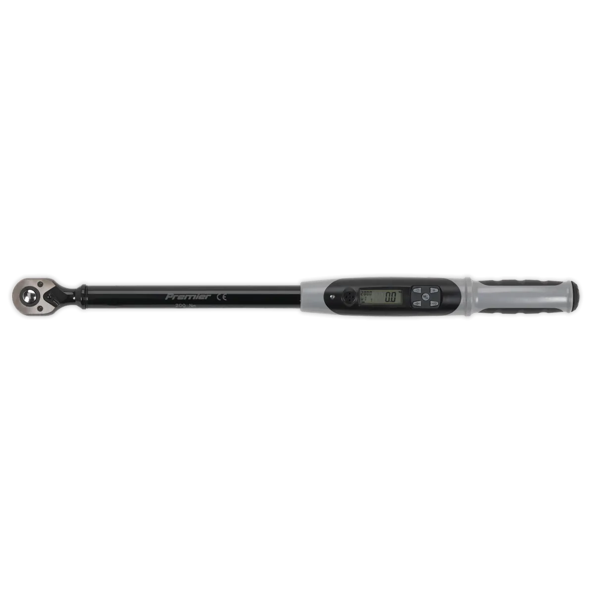 Angle Torque Wrench Digital 1/2"Sq Drive 20-200Nm(14.7-147.5lb.ft) Black Series