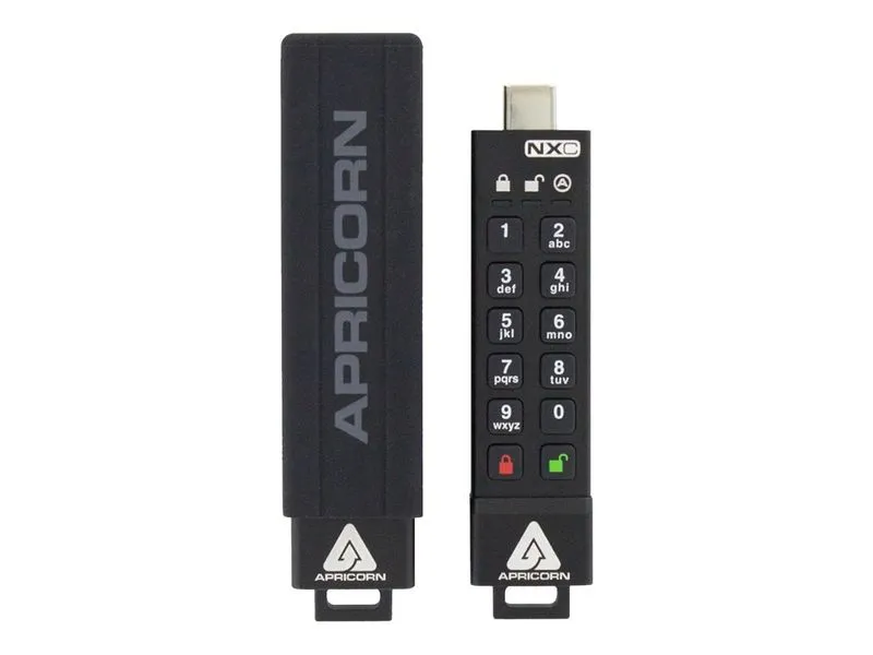 Apricorn Aegis Secure Key 3Nxc - Usb Flash Drive - 256 Gb - Taa Compliant
