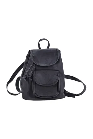 Black Mini Backpack