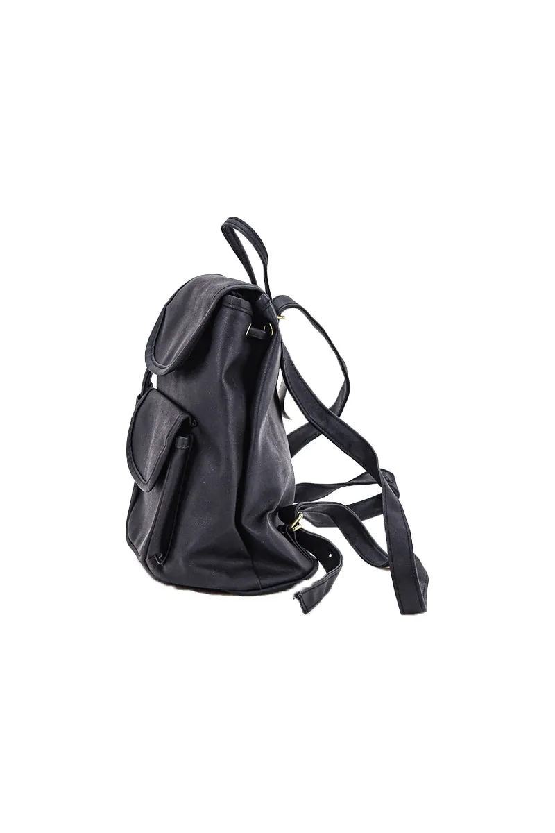 Black Mini Backpack