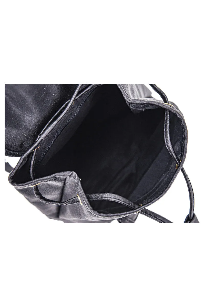 Black Mini Backpack