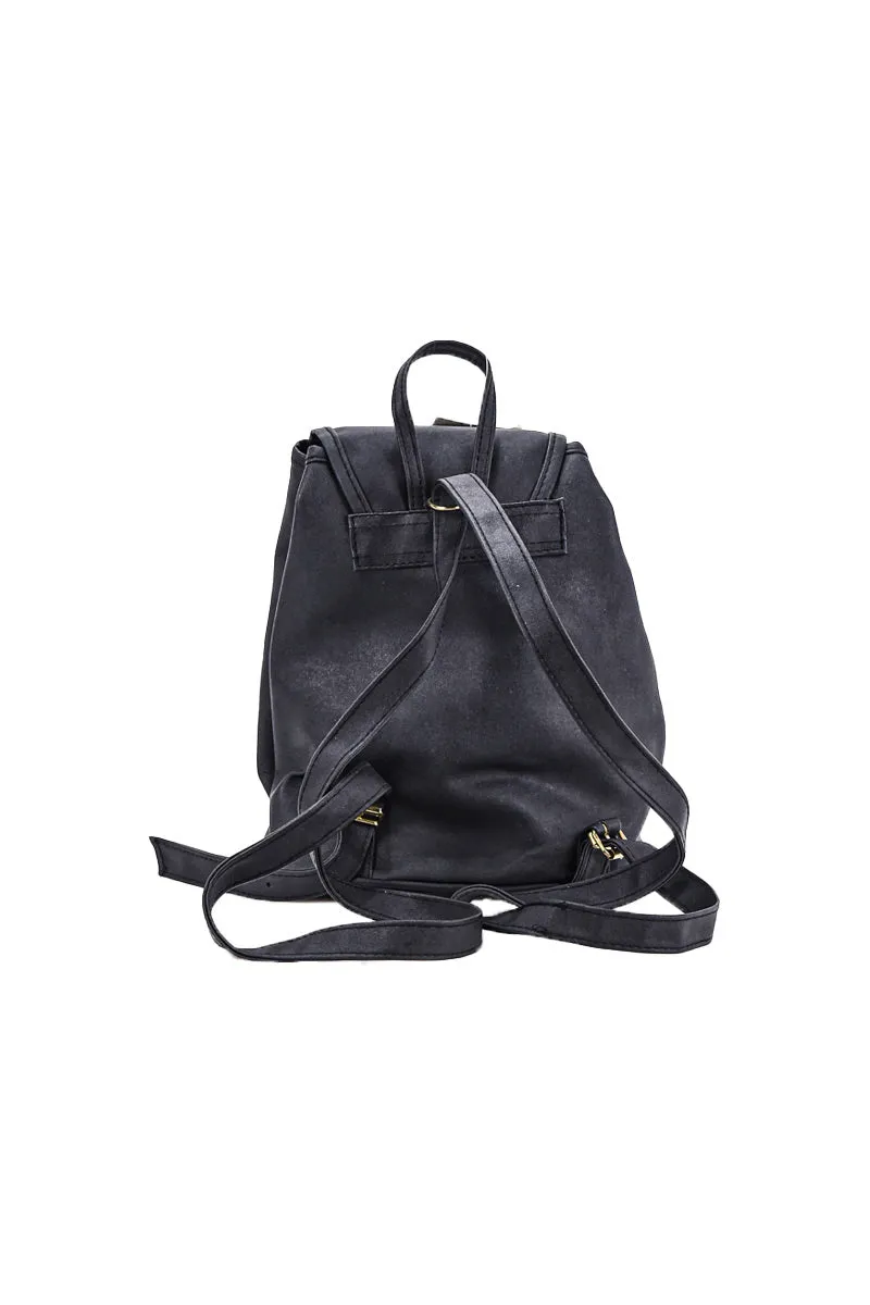 Black Mini Backpack