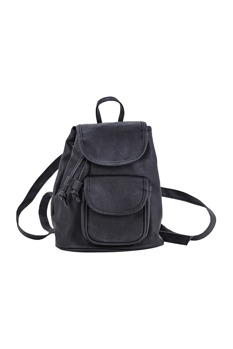 Black Mini Backpack