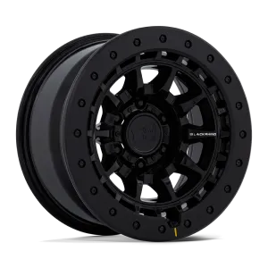 Black Rhino BR016 Tusk 17X8.5 6X114.3 0mm Gloss Black
