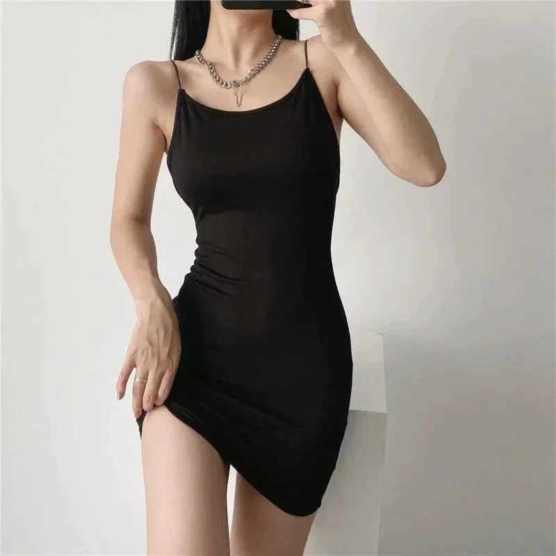 BM Bare Back Women's Summer Dress: Backless Stylish Design for Trendy Looks