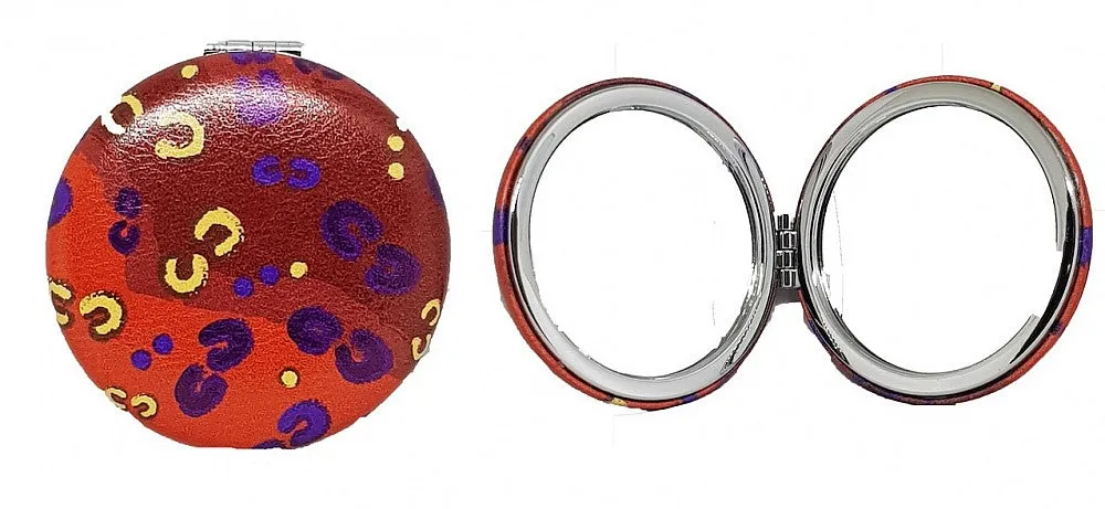 Compact Mirror Circle - Stephen Hogarth - Corroboree