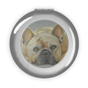 Compact Travel Mirror - French Bulldog