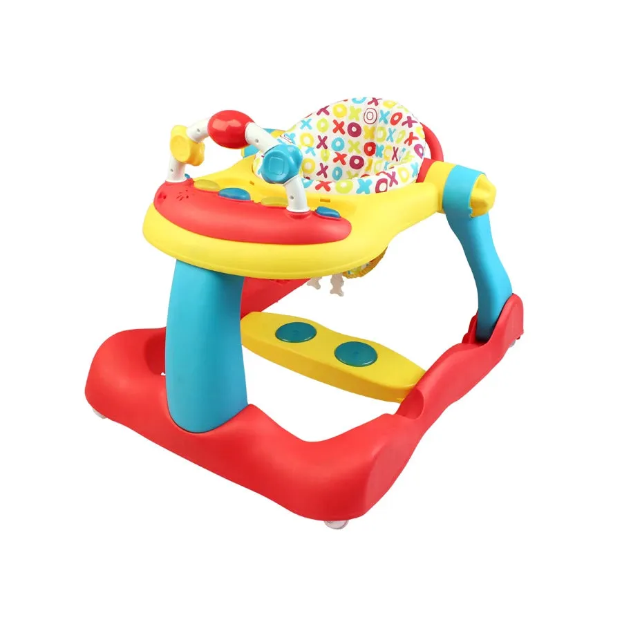 Creative Baby Bounce Steps 3 in 1 Walker (Red)