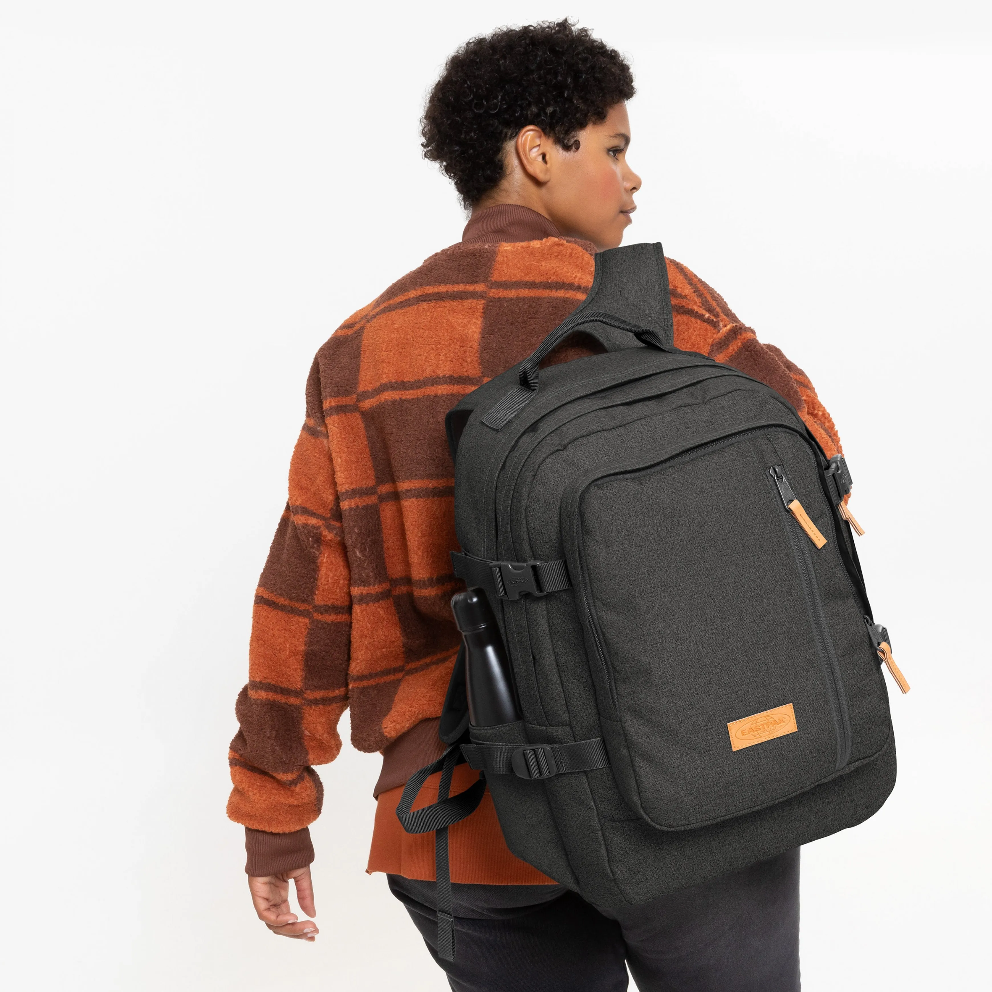Eastpak Volker CS Black Denim2 Large Laptop Backpack - EK0A5BEW0B41