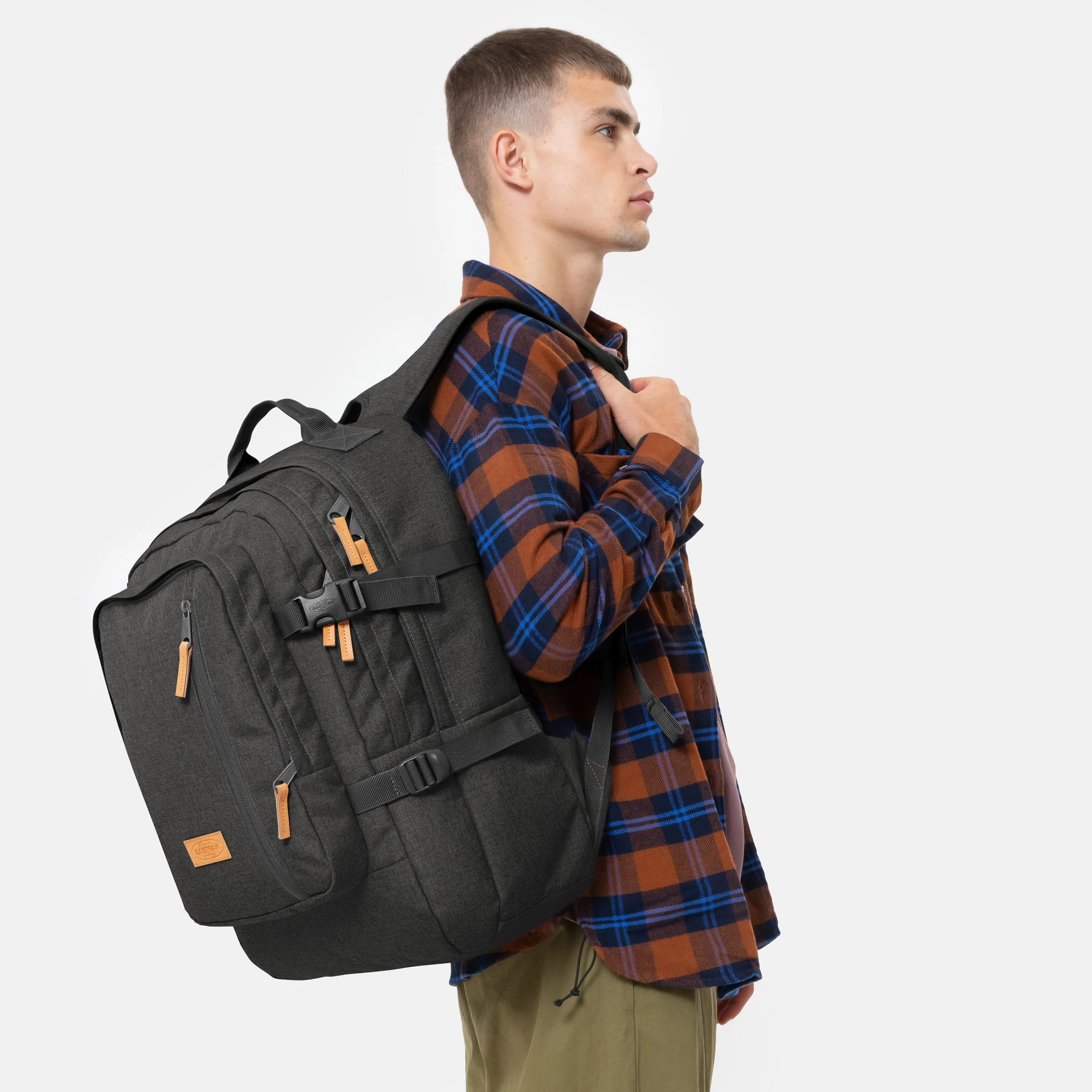 Eastpak Volker CS Black Denim2 Large Laptop Backpack - EK0A5BEW0B41