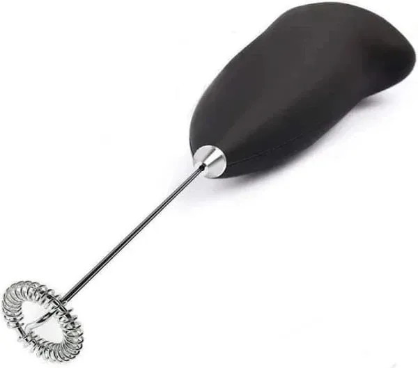 Electric Mini Hand Blender Coffee Beater | Handheld Milk Frother | Milk Foamer | Portable Foam Maker for Coffee, Cappuccino, Lattes, and Egg Beaters (Black)- Battery Operated