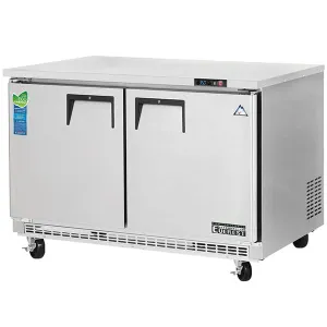 Everest ETBR2 Undercounter Refrigerator 14 cu.ft. 2 Solid Doors