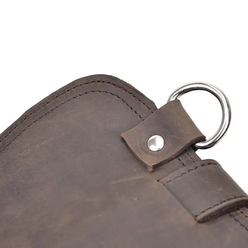 Gustav Classic Leather Courier Bag | Roomy Vintage Shoulder Satchel