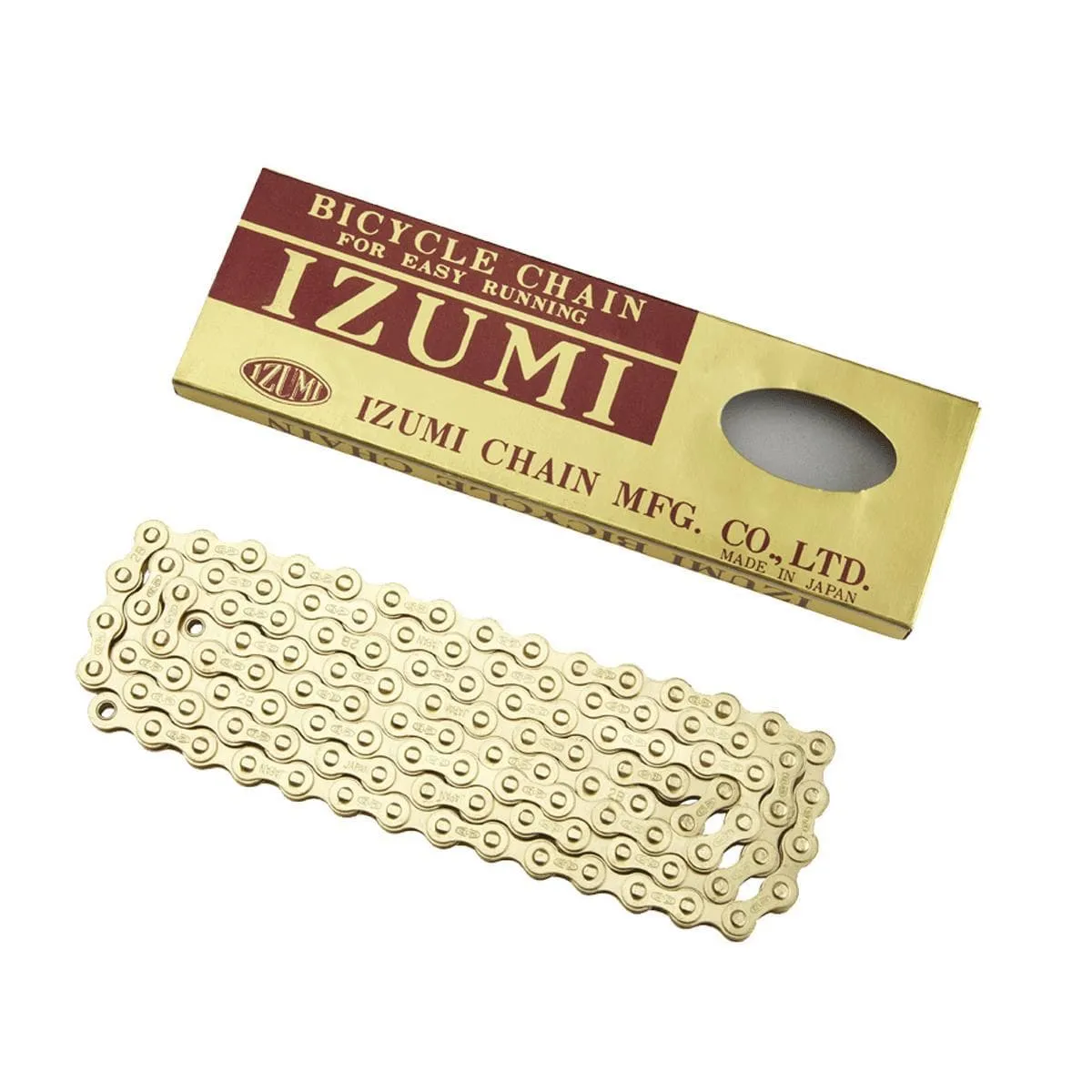 Izumi 1/8 Standard Track/Fixed Chain Gold: Gold