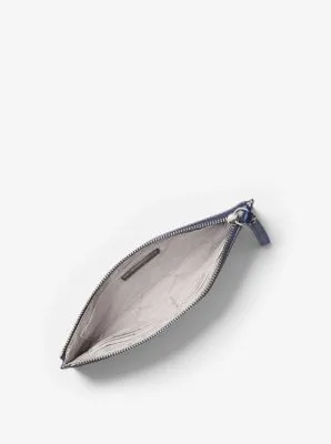 Jet Set Logo Coated Canvas Pouch