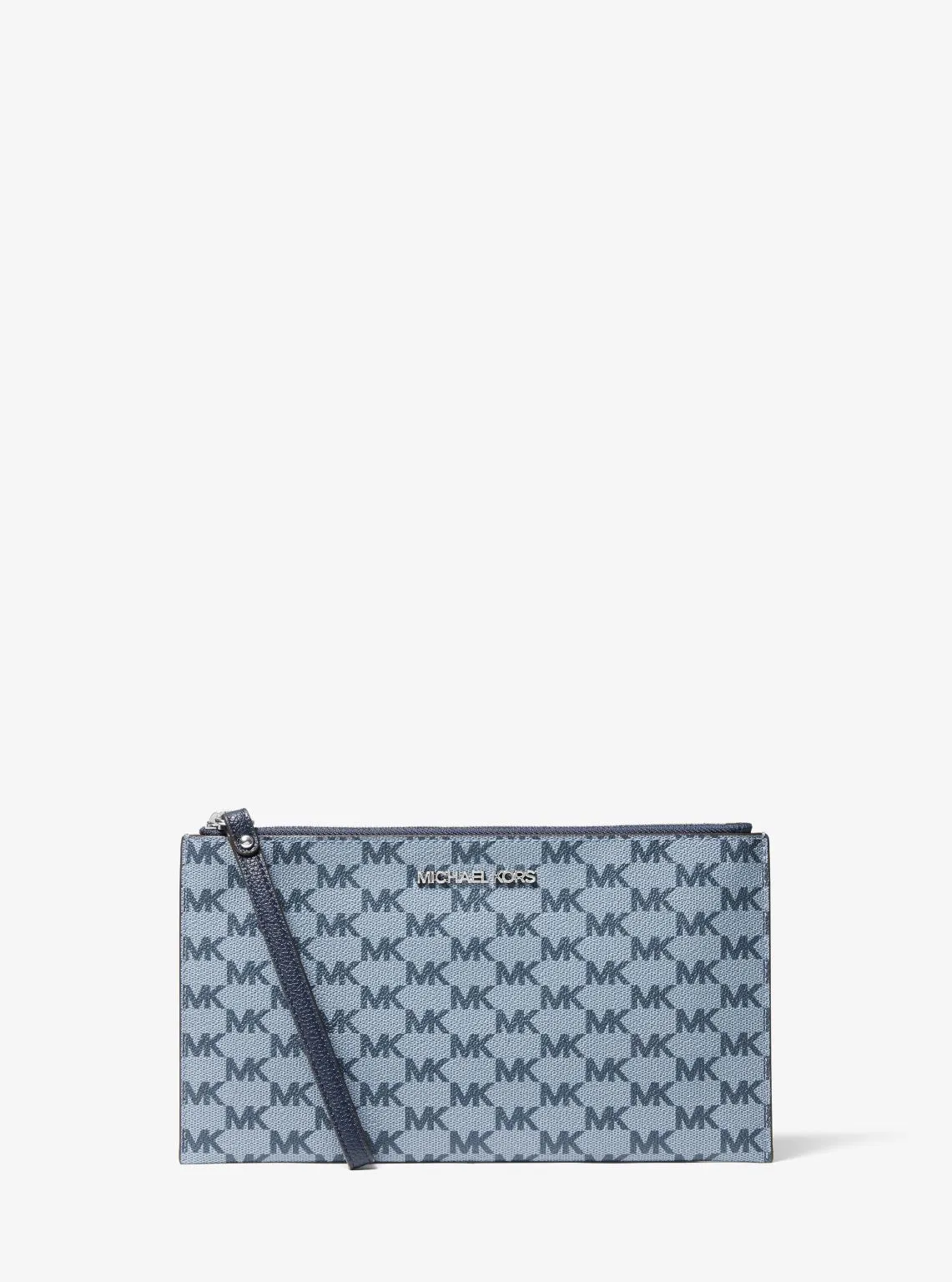 Jet Set Logo Coated Canvas Pouch