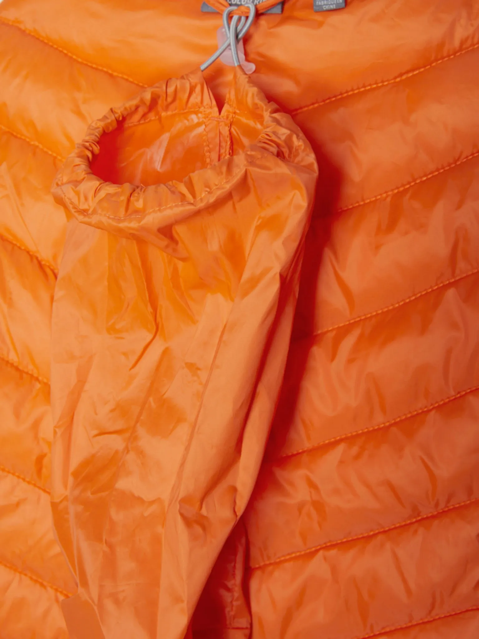 Kids Lightweight Puffer Jacket: Orange