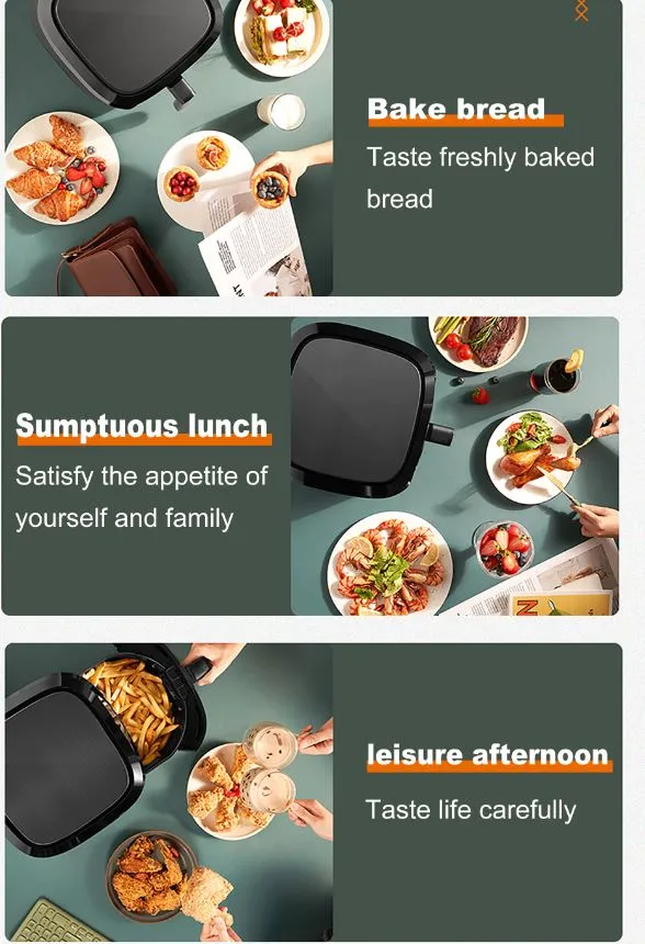 Large Capacity Nonstick Digital LED Touchscreen Smart Air Fryer
