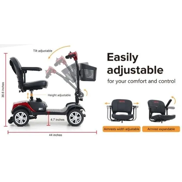 Metro Mobility M1 Portal 4-Wheel Mobility Scooter