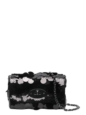 Mini Lily Black Sequins