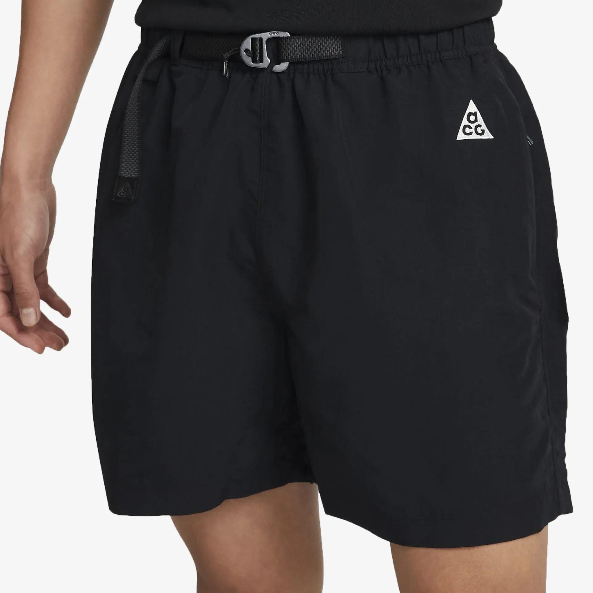 Nike | ACG TRAIL SHORTS  { BLACK / DARK SMOKE GREY