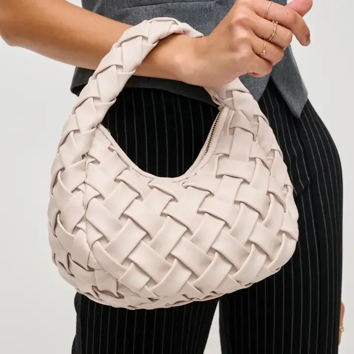 Noreen Woven Clutch