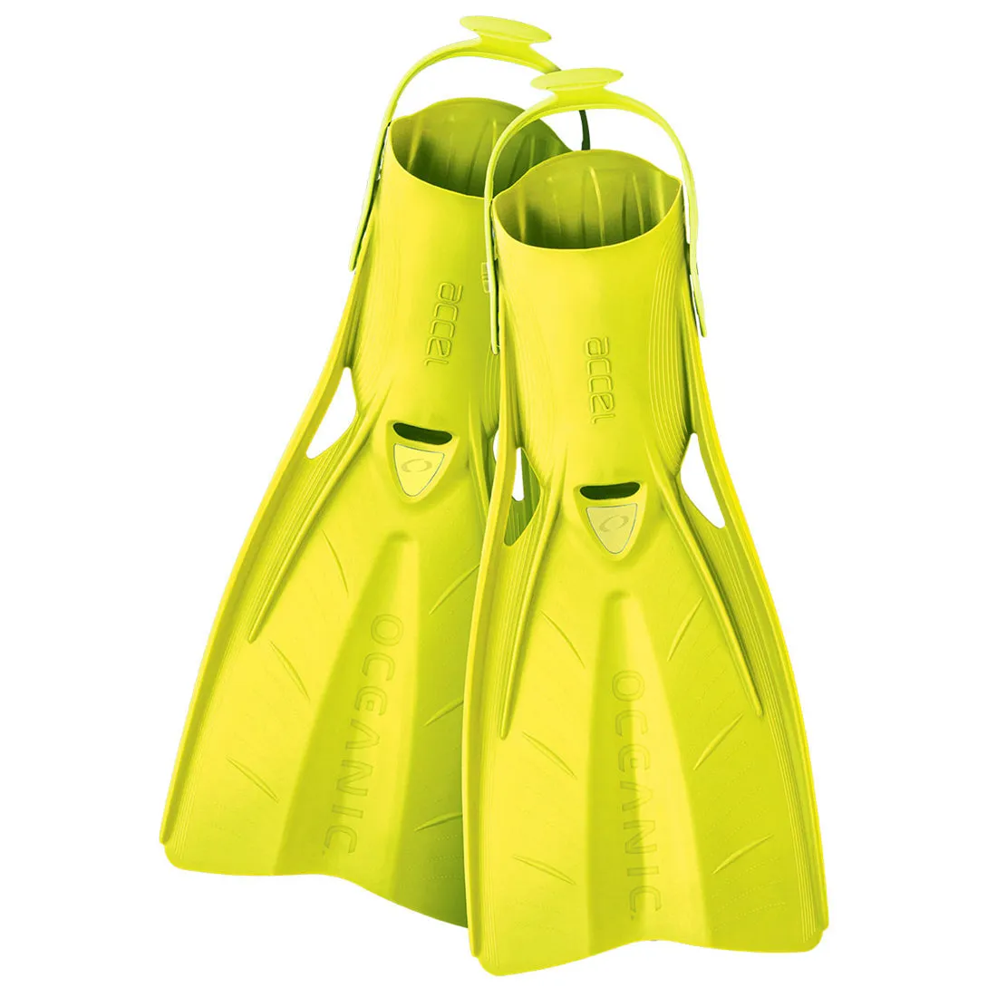 Oceanic Accel Open Heel Scuba Diving Snorkeling Travel Fins