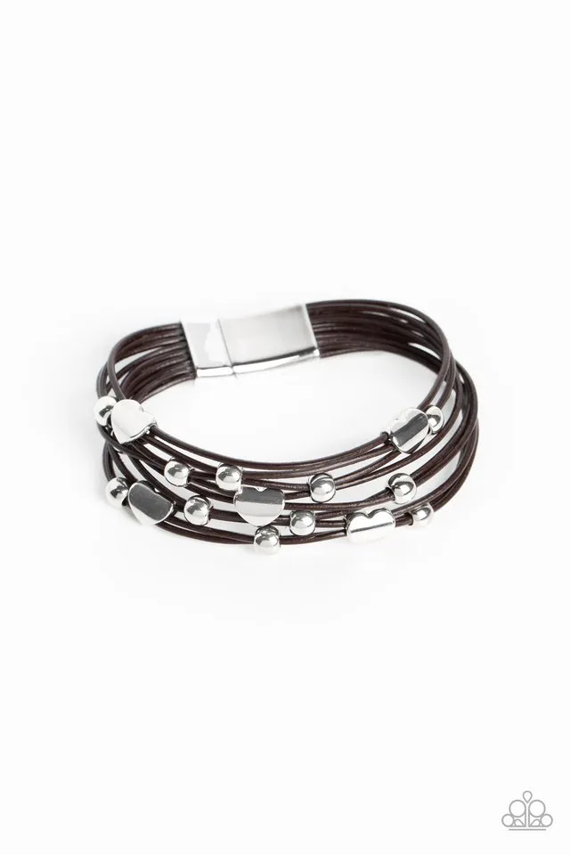 Paparazzi Bracelet ~ Aphrodite Ascending - Brown