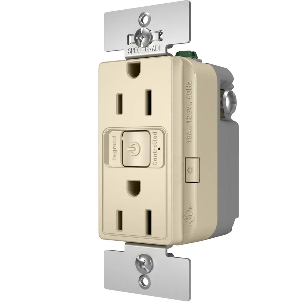 radiant 15A Smart Outlet with Netatmo, Light Almond
