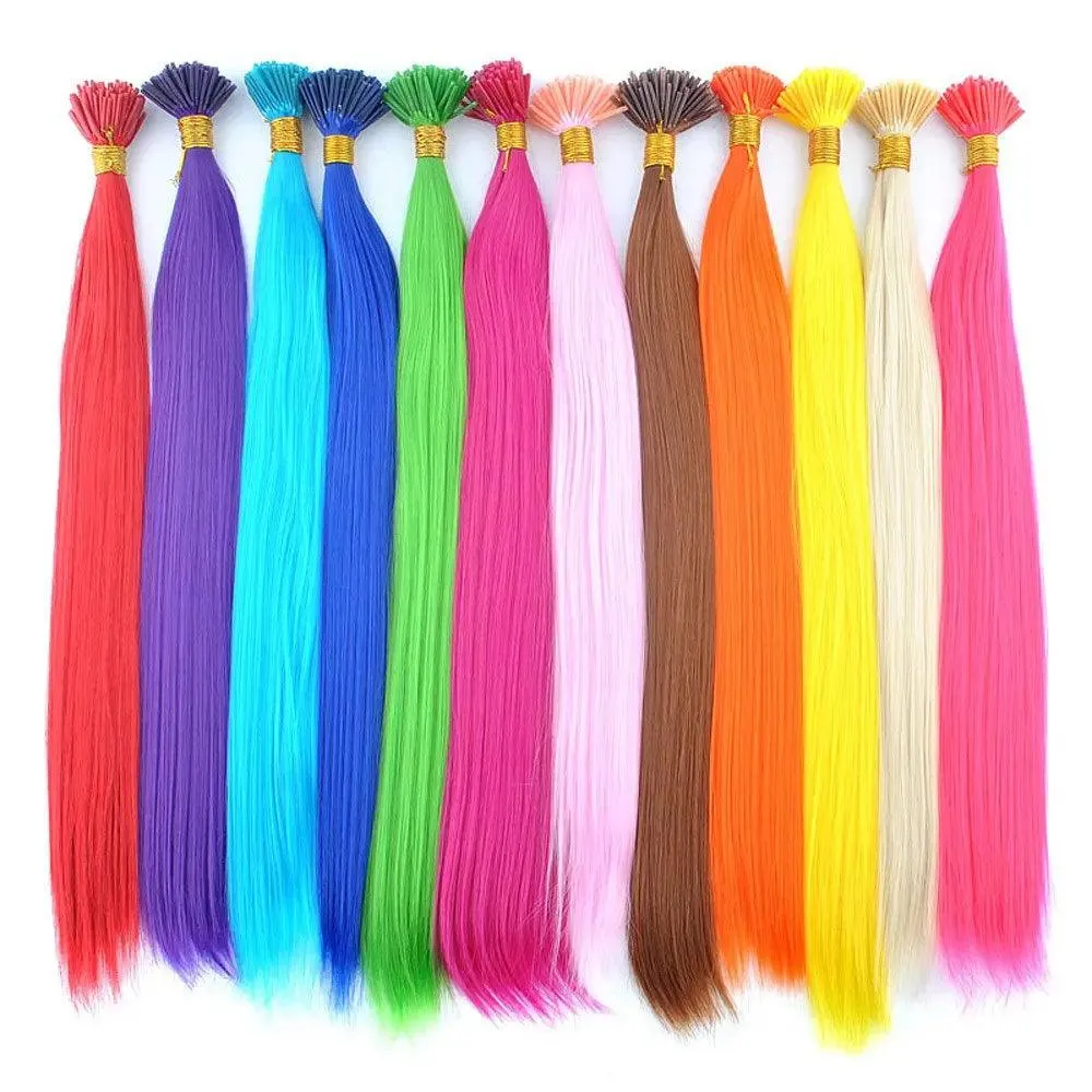 Rainbow Kanekalon Extensions: Vibrant Strands for Stylish Looks