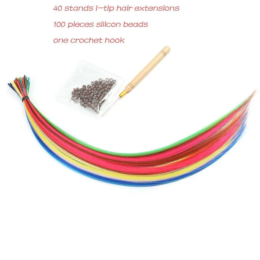 Rainbow Kanekalon Extensions: Vibrant Strands for Stylish Looks