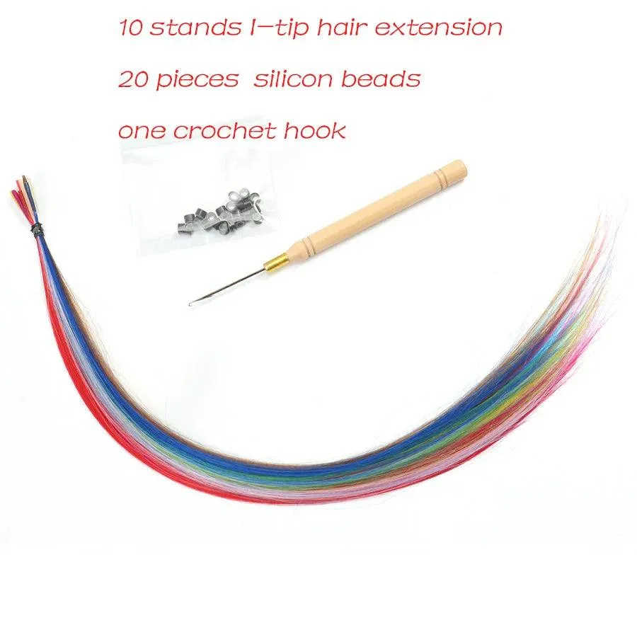 Rainbow Kanekalon Extensions: Vibrant Strands for Stylish Looks