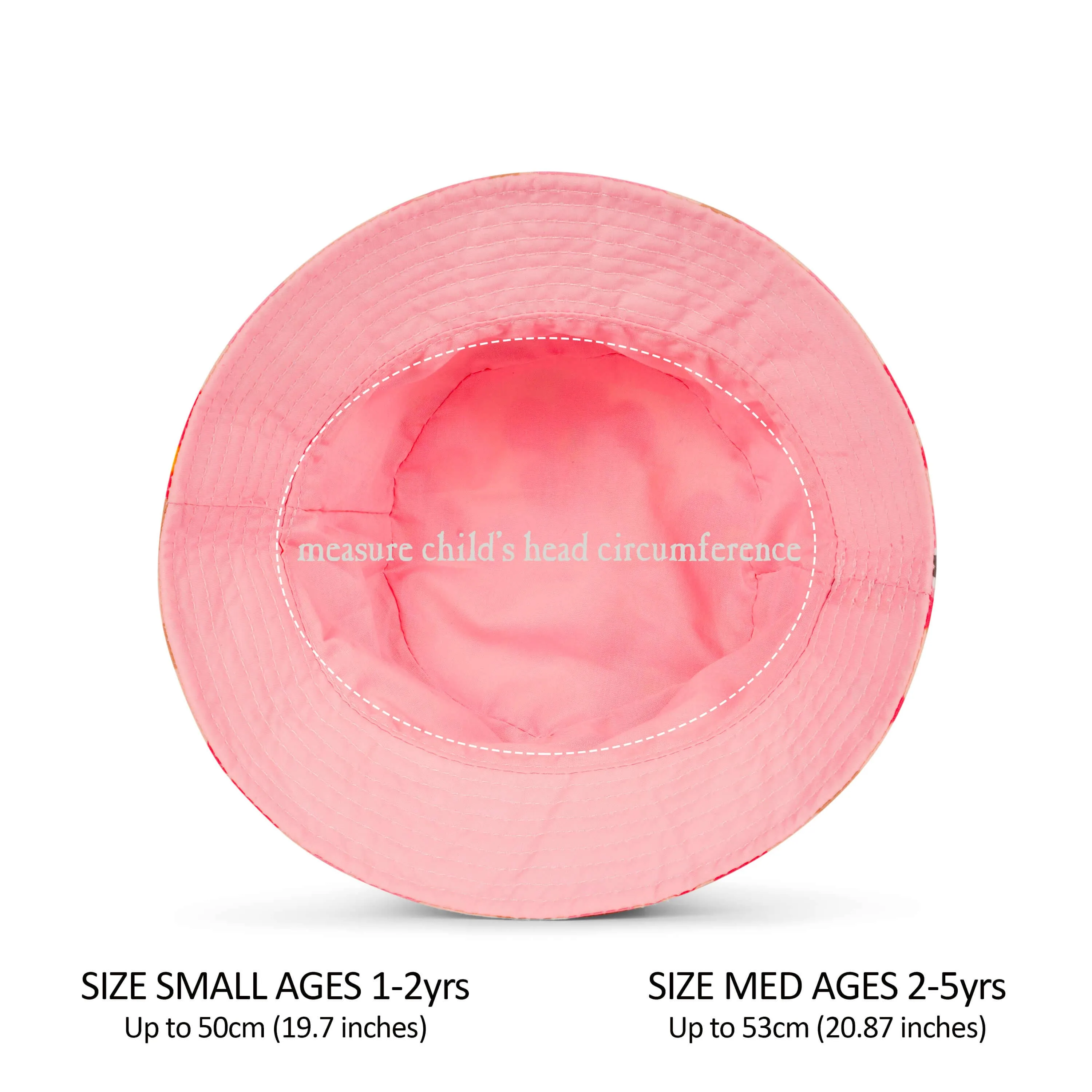 Reversible Bucket Hat for Toddlers - Poppies
