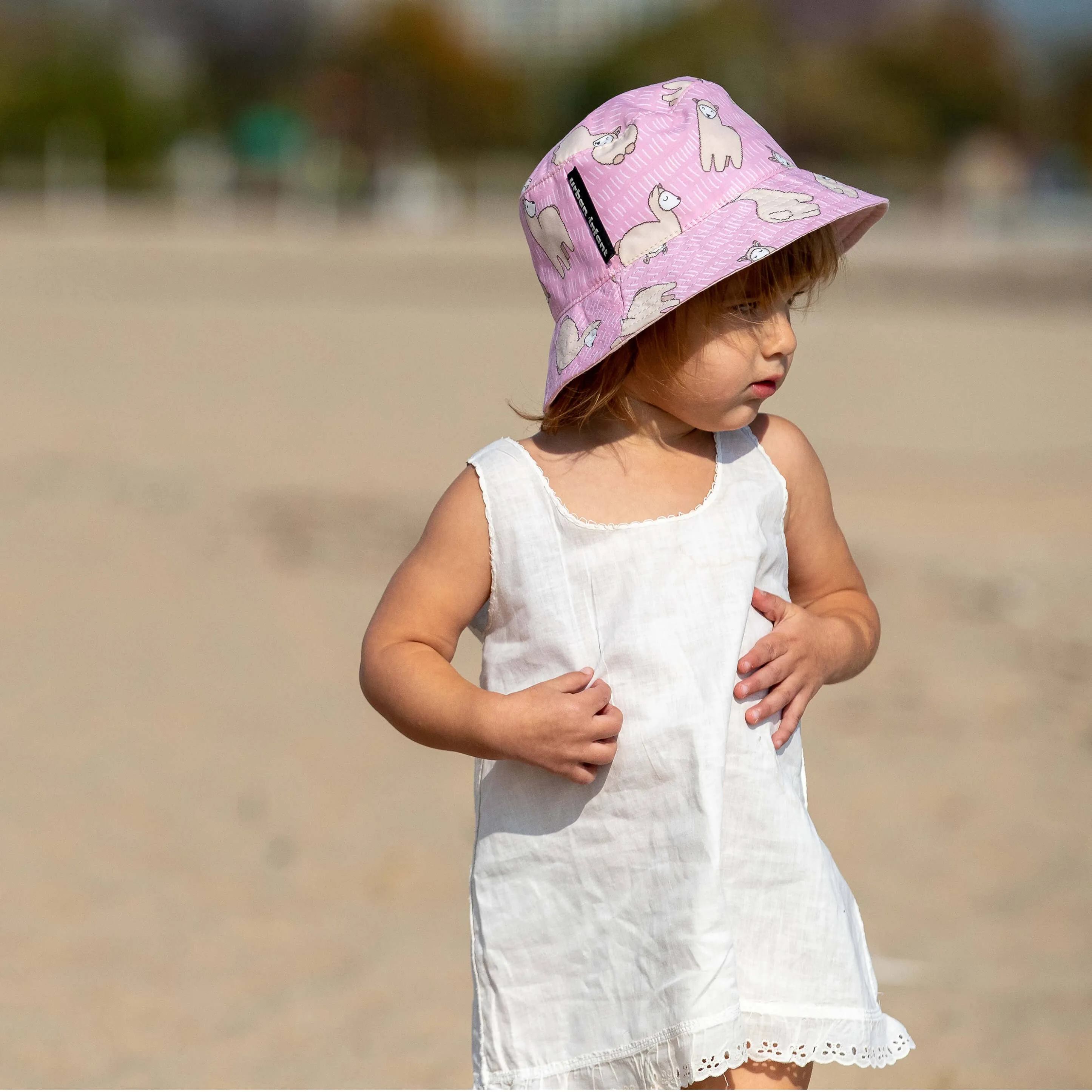 Reversible Bucket Hat for Toddlers - Poppies