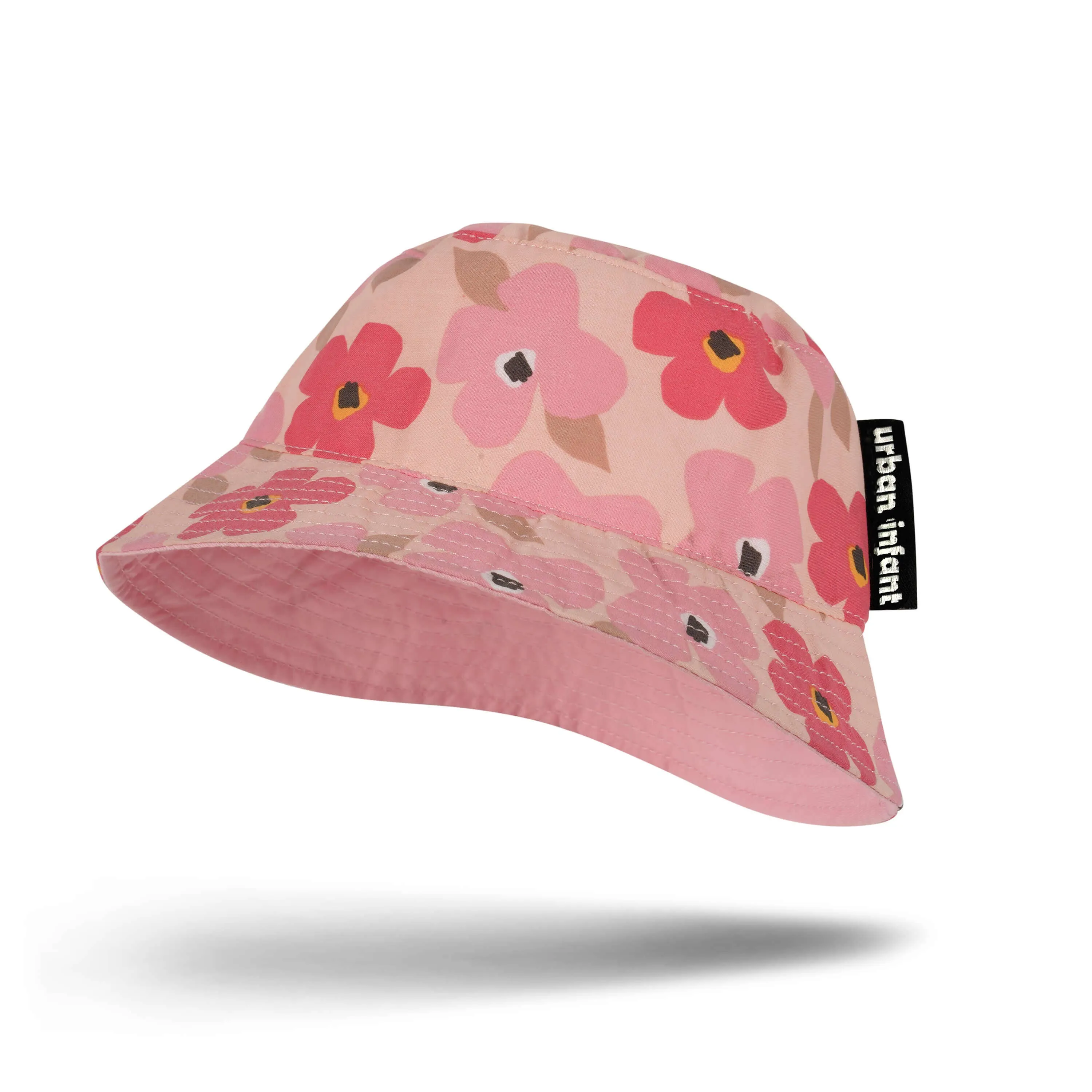 Reversible Bucket Hat for Toddlers - Poppies