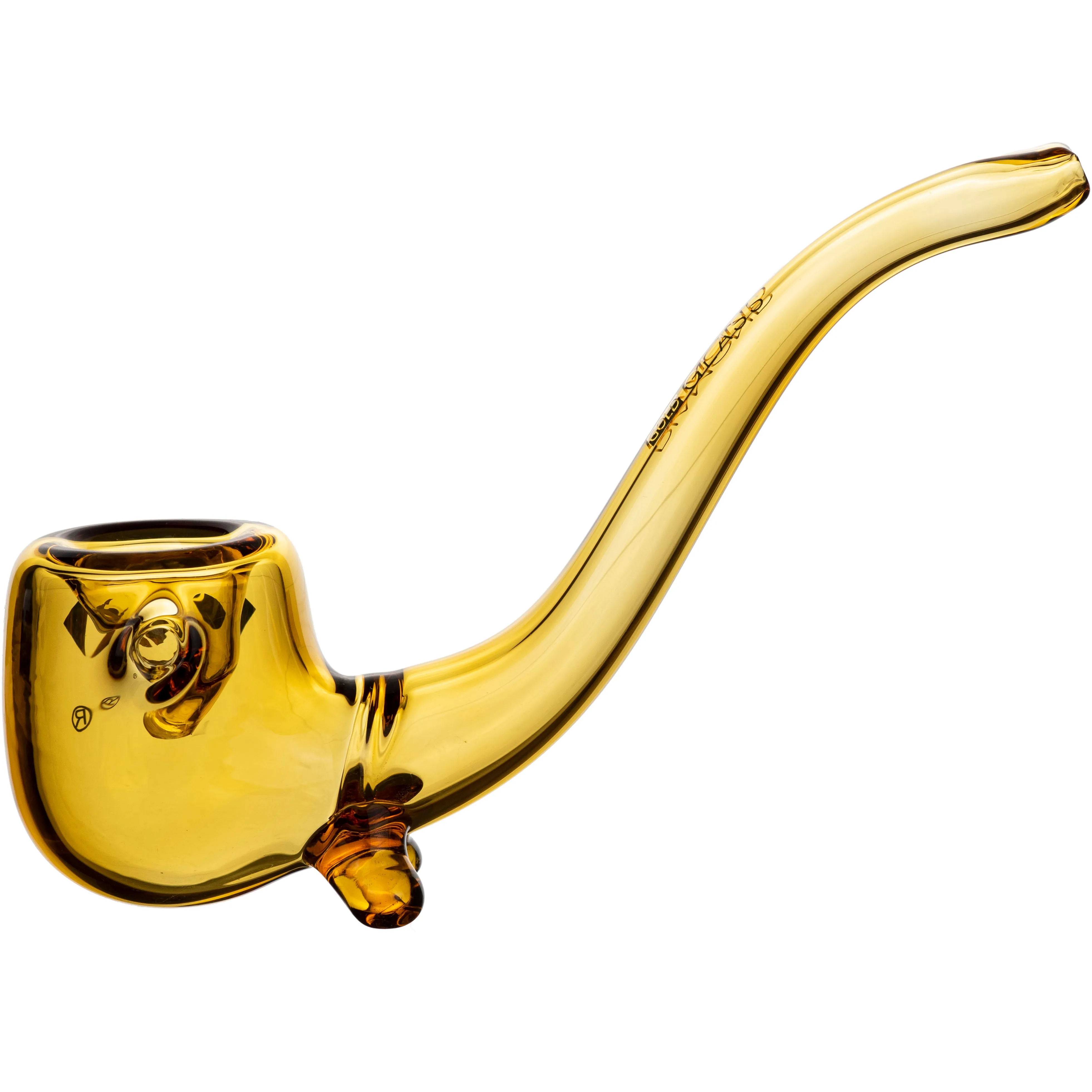 Sherlock Hand Pipe Full Color, by Diamond Glass