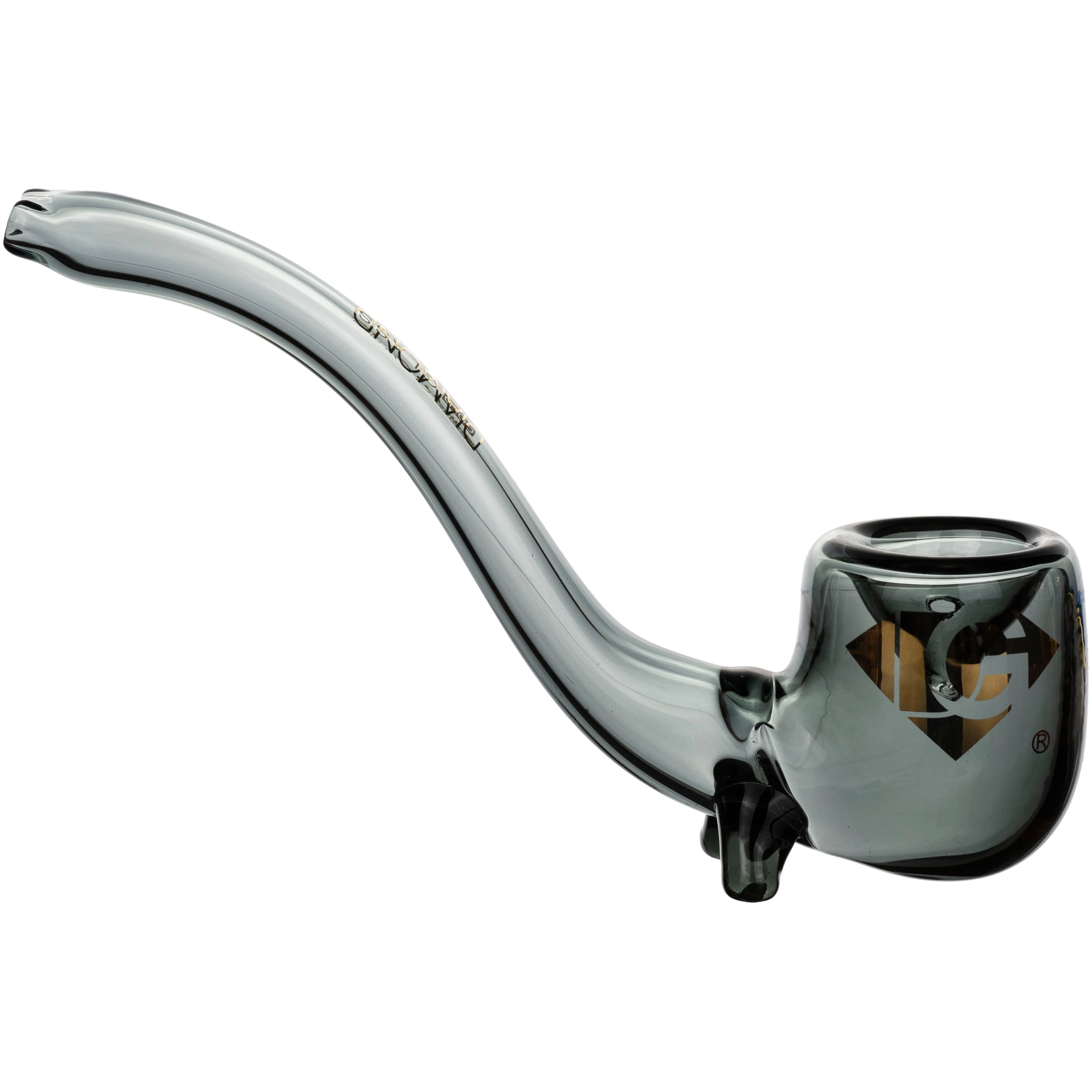 Sherlock Hand Pipe Full Color, by Diamond Glass