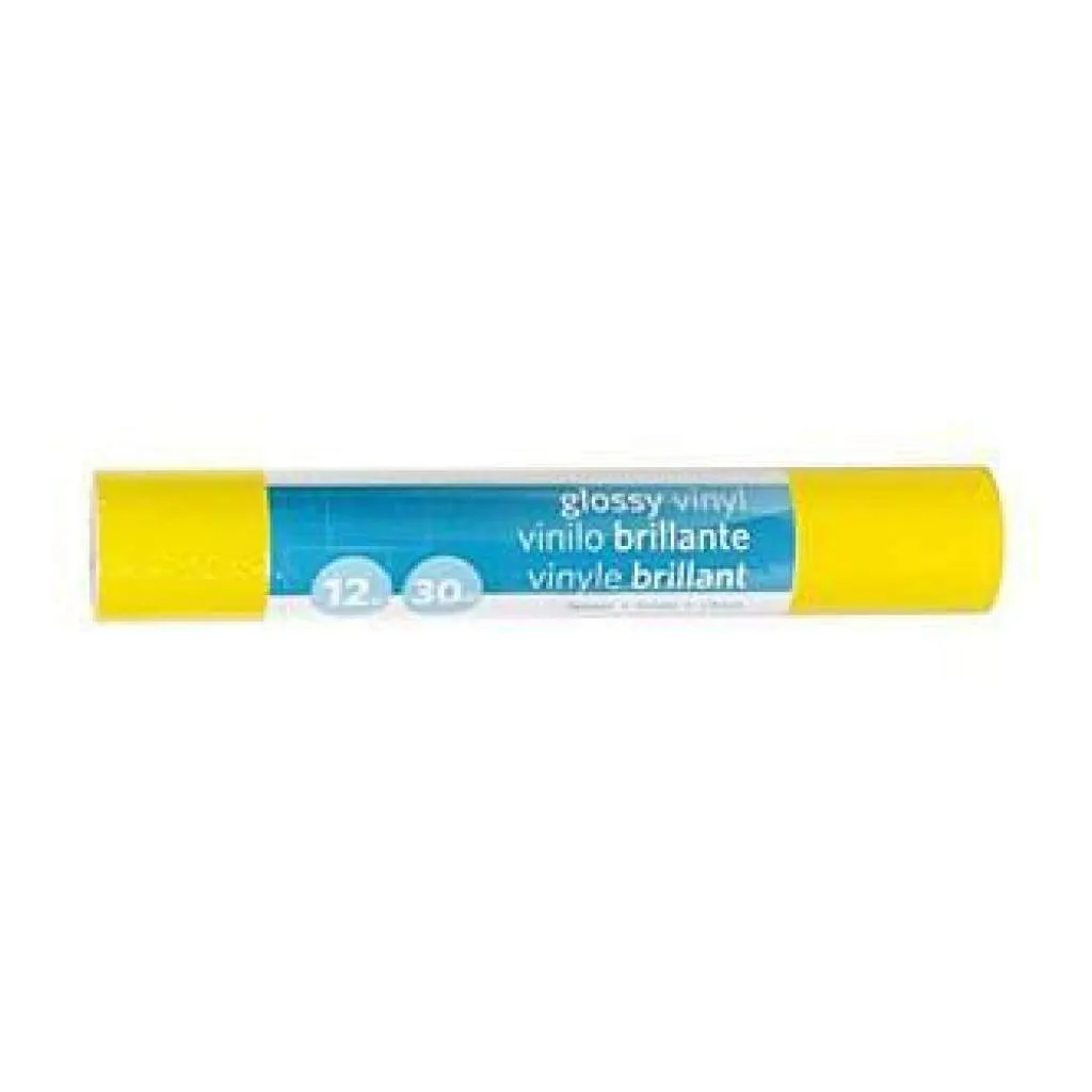 Silhouette Cameo - 12 X 6 Glossy Vinyl - Lemon*
