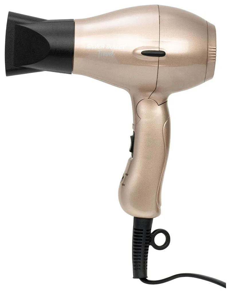 Silver Bullet Runway Travel Dryer 1200W - Champagne