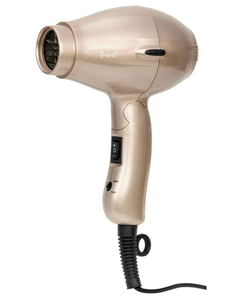 Silver Bullet Runway Travel Dryer 1200W - Champagne