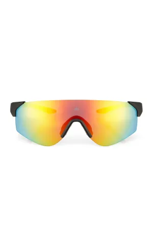 Speed Sunglasses - Orange Mirror/Black