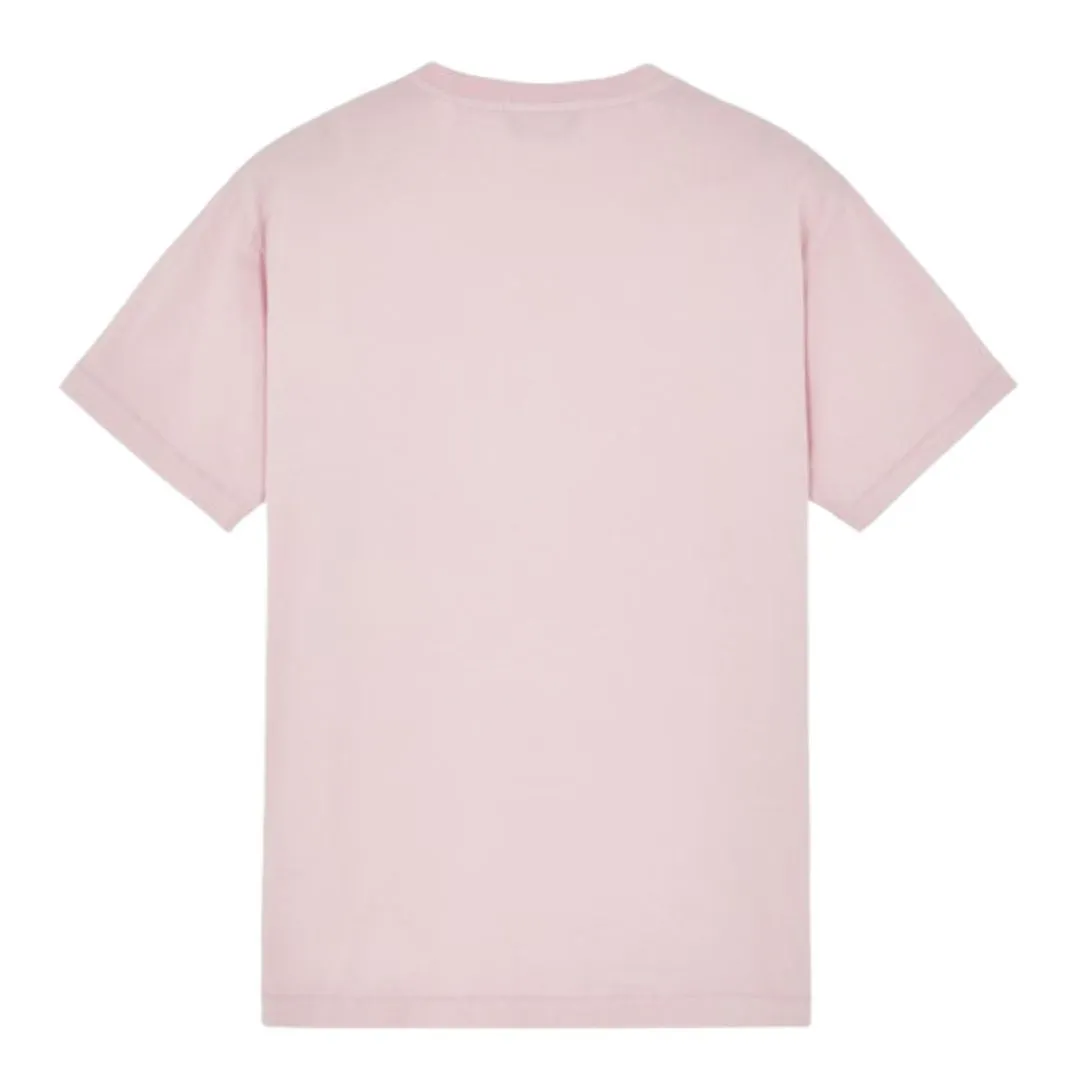 STONE ISLAND SMALL LOGO T-SHIRT PINK
