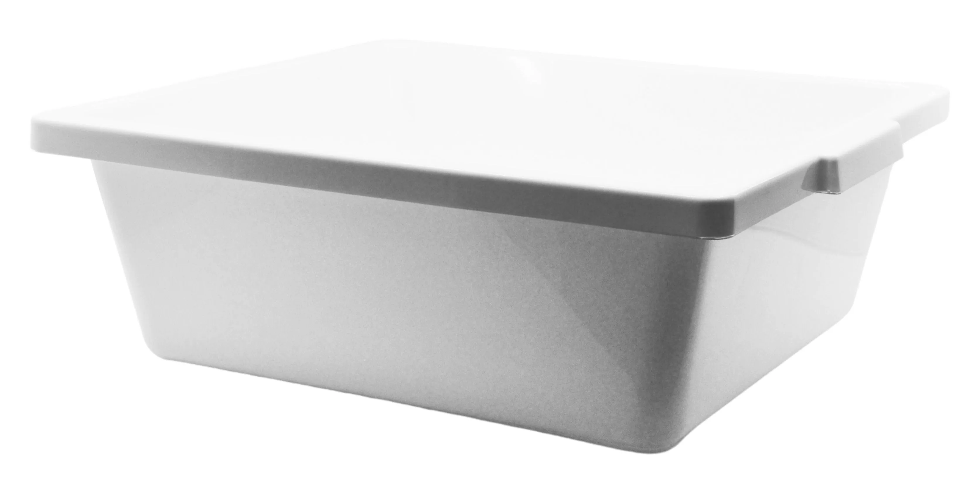 Utility Tray, Polypropylene Plastic - 14.5" x 13.5" x 5" - Eisco Labs