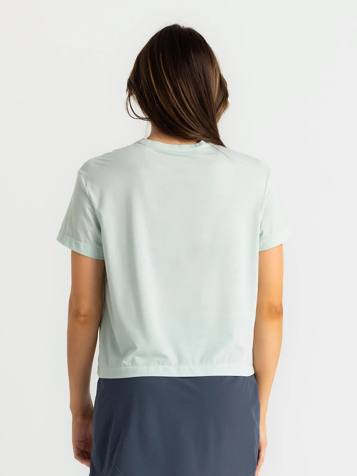 Women's Elevate Lightweight Tee - Surf Spray