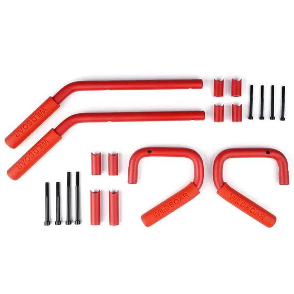 Xprite Grab Handles Jeep Wrangler JK/JKU (2007-2018) Red - Front & Rear / Front only / Rear only